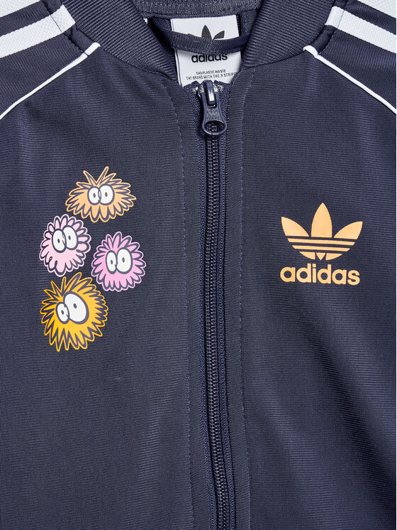 adidas adidas Džemperis ar kapuci KEVIN LYONS HC9442 Tumši zils Regular Fit