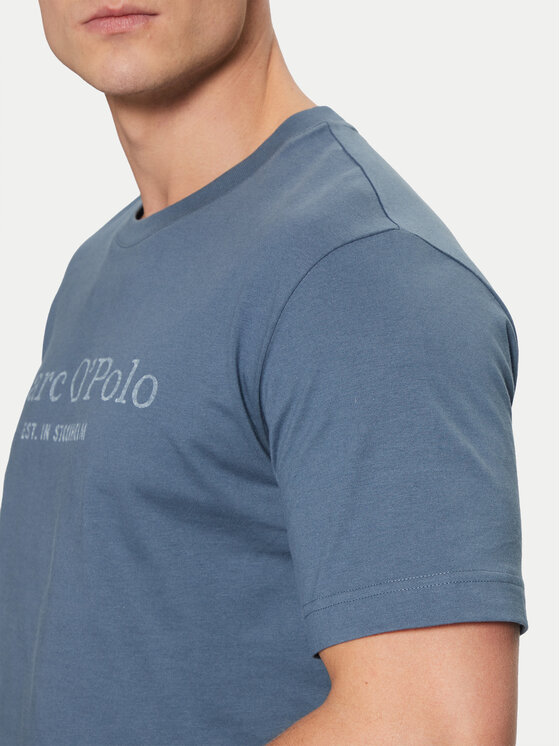 Marc O'Polo Marc O'Polo T-Shirt 520 2012 51052 Niebieski Regular Fit