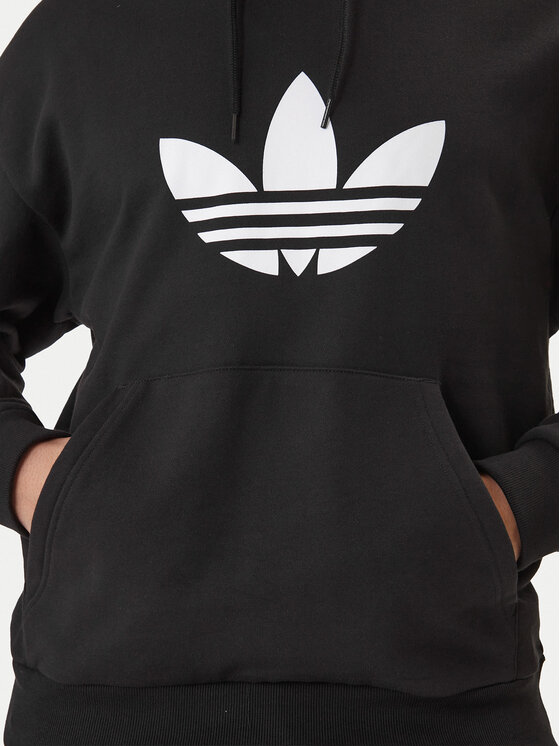 adidas adidas Суитшърт adicolor Trefoil KE0877 Черен Loose Fit