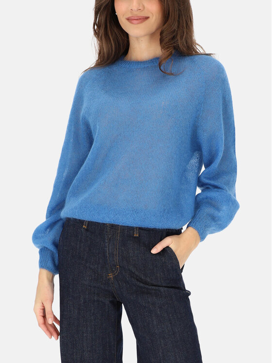 L’AF L’AF Sweter Kora Niebieski Reglan Fit