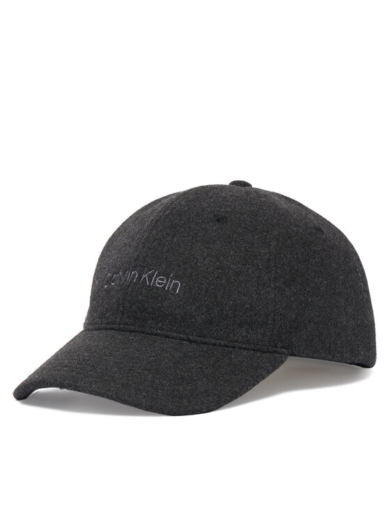 Calvin Klein Calvin Klein Baseball sapka Embroidered Titlecase Logo Felt LV04D5131G Fekete