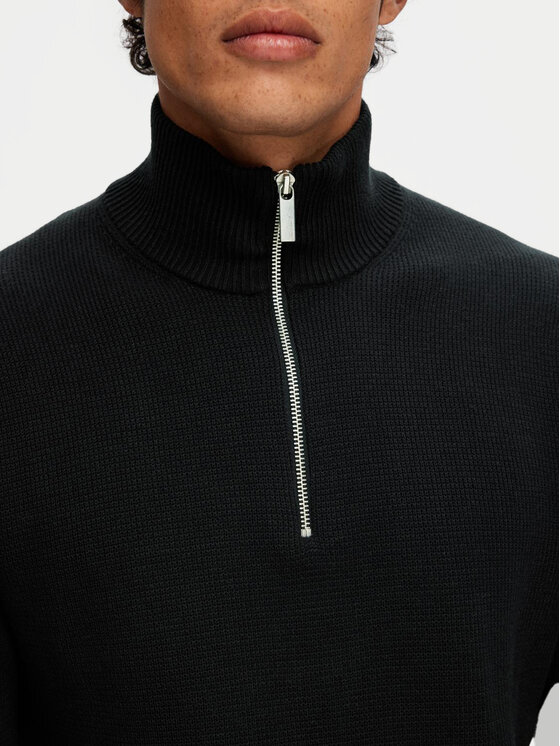 Selected Homme Selected Homme Πουλόβερ Dane 16092601 Μαύρο Regular Fit