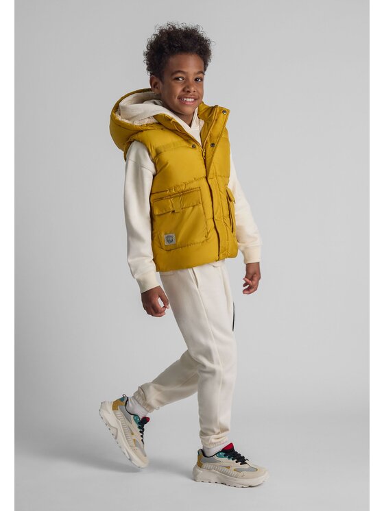 minoti minoti Kamizelka 27gilet5 Żółty Regular Fit