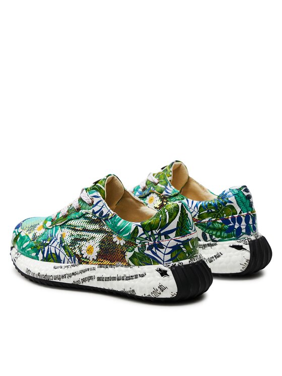 Laura Vita Laura Vita Sneakersy Burton 5 Zielony