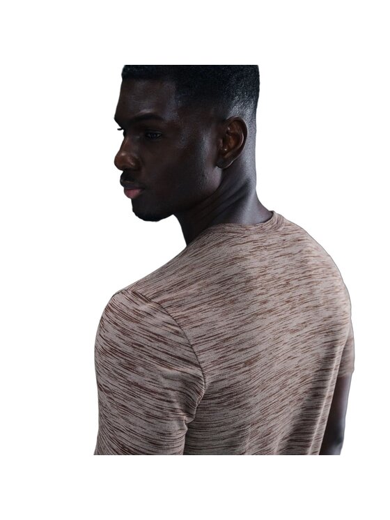 Nike Nike T-Shirt Dri-Fit New Veneer Fitness Szary Regular Fit