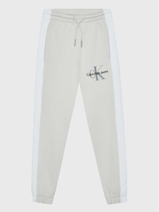 Calvin Klein Jeans Pantaloni trening IB0IB01360 Gri Regular Fit