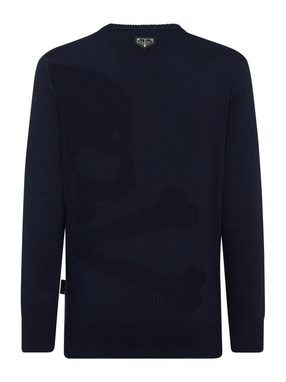 PHILIPP PLEIN PHILIPP PLEIN S dlhými rukávmi 9487 Modrá Regular Fit