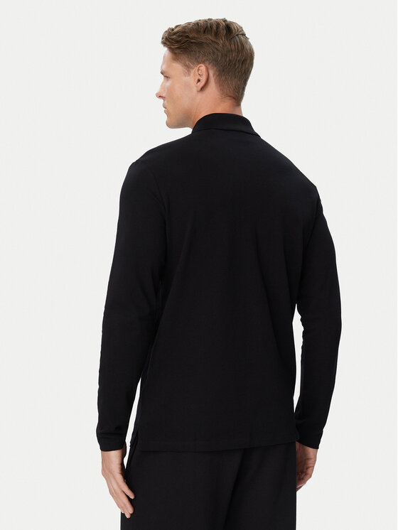 HUGO HUGO Polo Donoslong 50547358 Crna Regular Fit