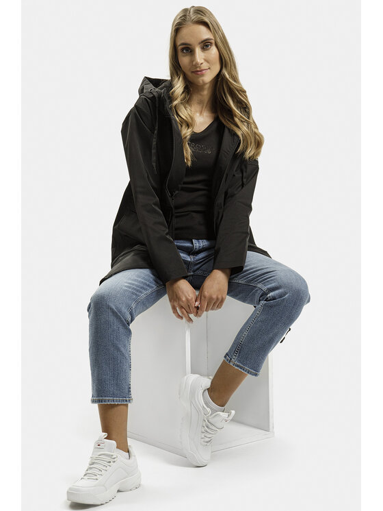 Cross Jeans Cross Jeans T-Shirt 55577-020 Czarny Regular Fit