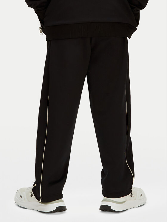 Calvin Klein Jeans Calvin Klein Jeans Spodnie dresowe Piping IB0IB02606 Czarny Regular Fit