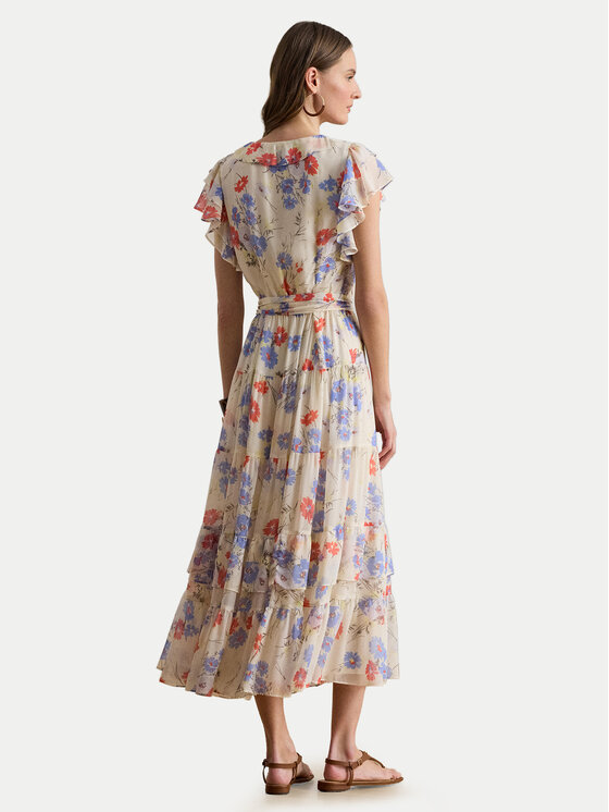 LAUREN RALPH LAUREN LAUREN RALPH LAUREN Vestito estivo 200P08686001 Crema Regular Fit