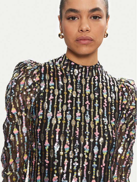 YAS YAS Koktel haljina Binna 26036018 Šarena Slim Fit