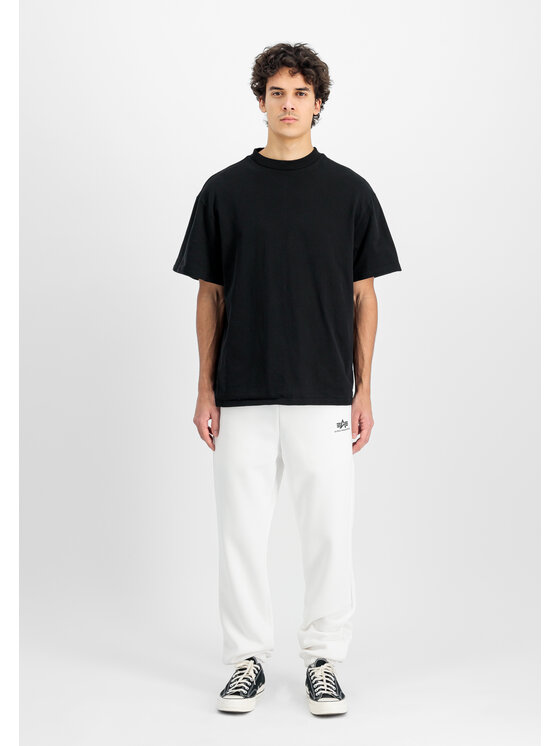 Alpha Industries Alpha Industries Joggery Basic Small Logo II Jogger Biały Regular Fit