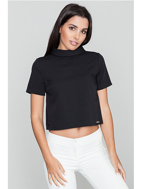 FIGL FIGL Blúzka M542 Čierna Regular Fit