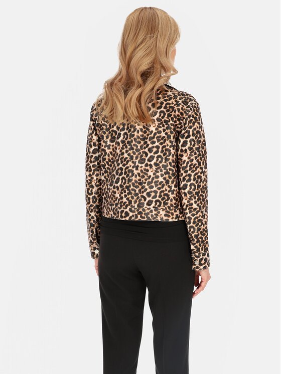 Perso Perso Kurtka damska BLE252669F Beżowy Regular Fit
