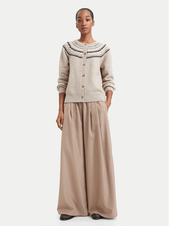 Nautica Nautica Hlače 62SPDD1403 Tamno bež Relaxed Fit