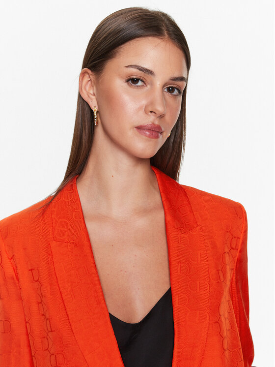 TWINSET TWINSET Marynarka 231TT2144 Pomarańczowy Regular Fit