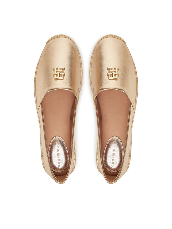 Tommy Hilfiger Tommy Hilfiger Espadrilky FW0FW08652 Zlatá