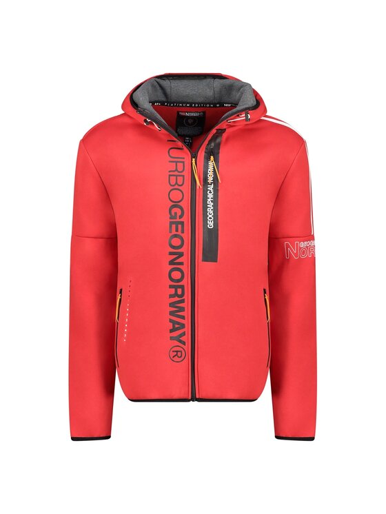 Geographical Norway Geographical Norway Bluza WY9550H/GN-Red Czerwony Regular Fit