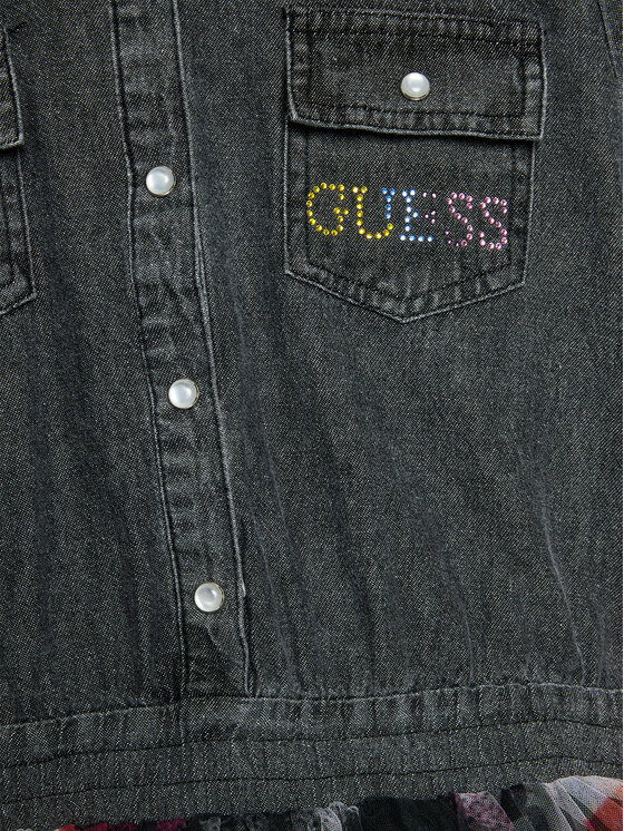 Guess Guess Sukienka codzienna J3BK18 D4VS0 Kolorowy Regular Fit