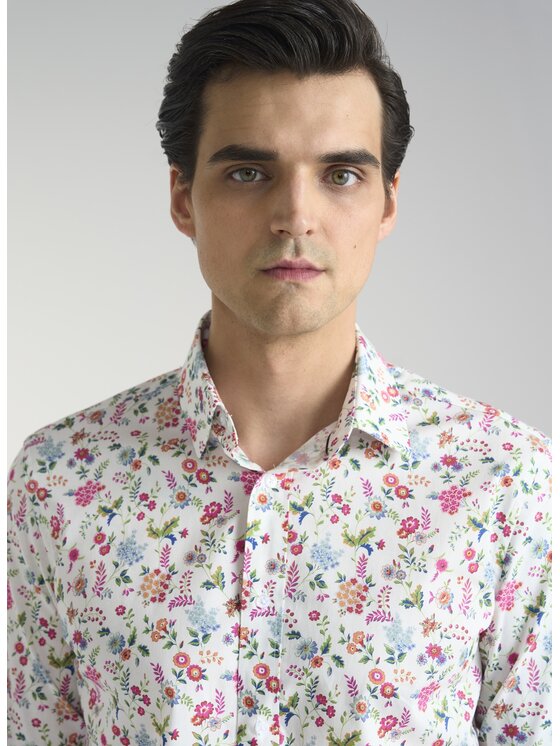 Pako Lorente Pako Lorente Koszula P24SF-1X-007 Biały Slim Fit