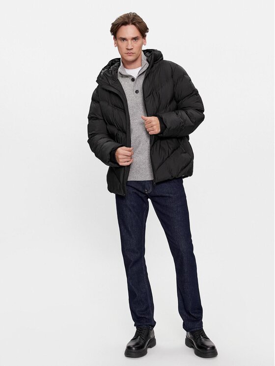 Calvin Klein Calvin Klein Kurtka zimowa K10K111934 Czarny Regular Fit