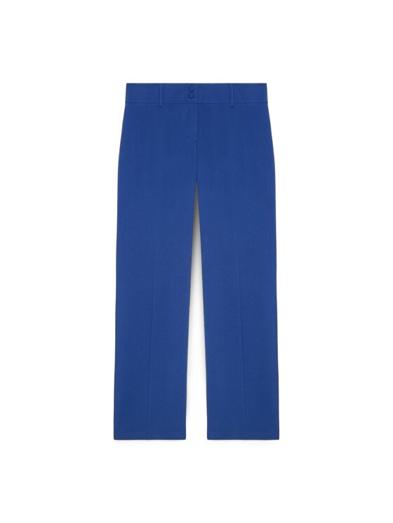 Fiorella Rubino Fiorella Rubino Pantaloni di tessuto P033T005263N024 Turchese Regular Fit