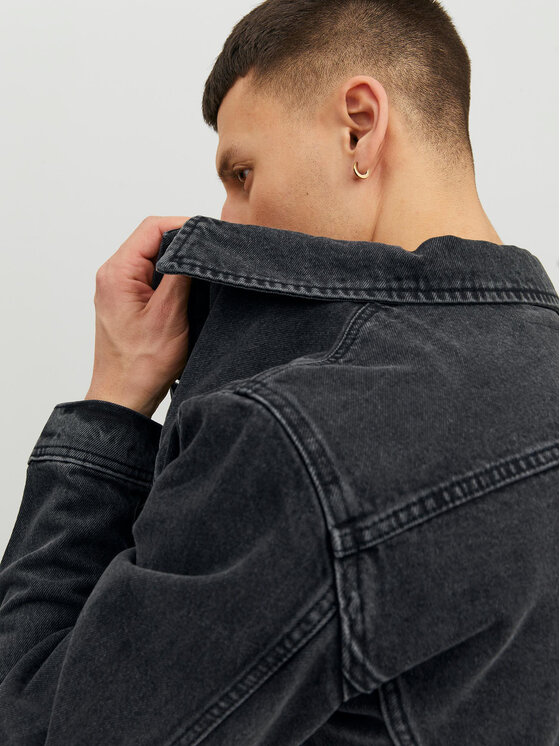 Jack & Jones Jack & Jones Jeansová bunda Jean 12223613 Černá Regular Fit
