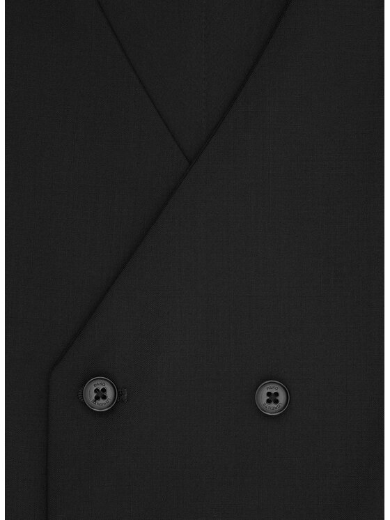 Pako Lorente Pako Lorente Kamizelka P000P-8G-005 Czarny Slim Fit