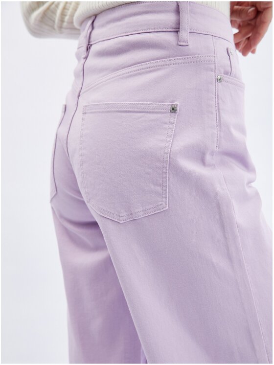 Orsay Orsay Jeansy 313082432000__38 Fioletowy Loose Leg