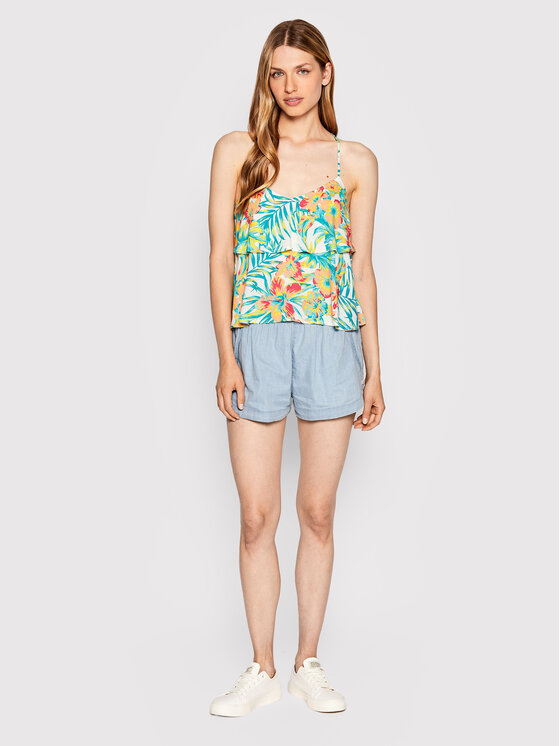 Hurley Hurley топ Ali Layered 3HWT0376 Цветен Easy Fit