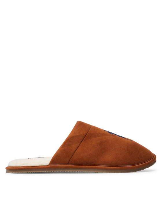 Polo Ralph Lauren Polo Ralph Lauren Kapcie Klarence Big Pp SMF4396BRL Brązowy