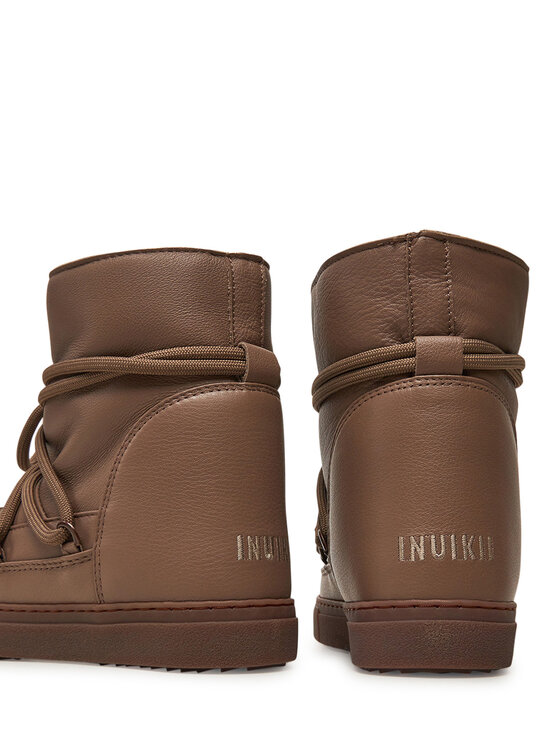 Inuikii Inuikii Μπότες Χιονιού Full Leather 75203-087 Καφέ