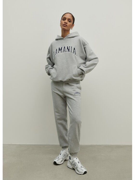 La Mania La Mania Felpa LOS Grigio Classic Fit