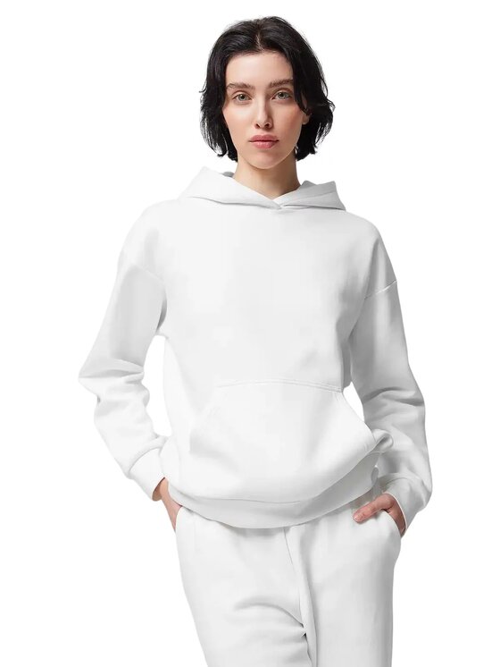 Outhorn Outhorn Mikina OTHWSS24TSWSF1149-11S Biela Oversize