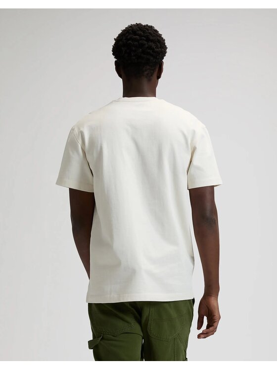 Lee Lee T-Shirt WORKWEAR TEE Beżowy Relaxed Fit