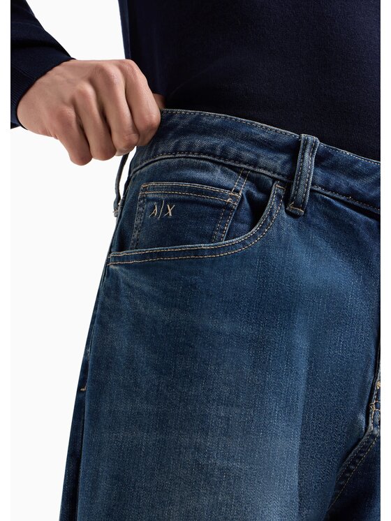 Armani Exchange Armani Exchange Jeansy 8NZJ13 Z3SHZ Niebieski Slim Fit