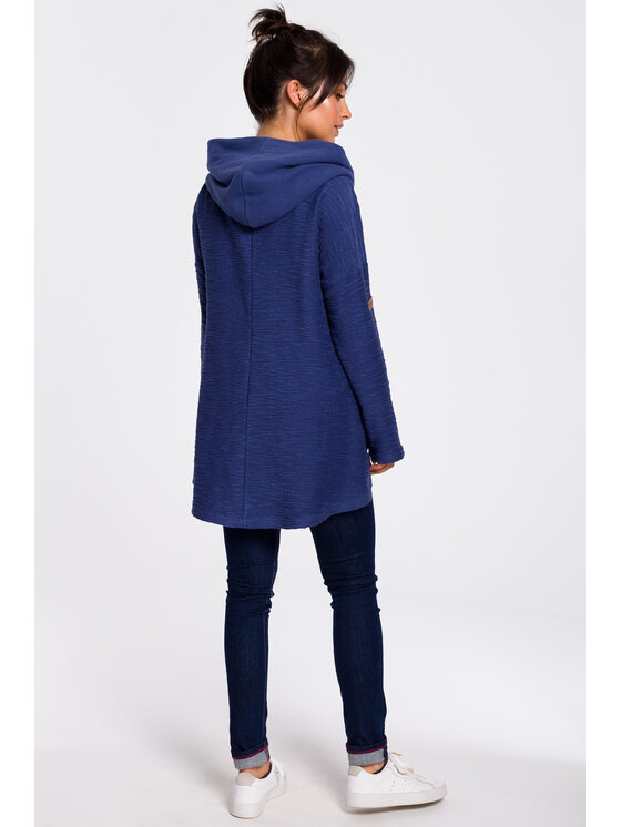 BeWear BeWear Bluza B131 Niebieski Baggy Fit