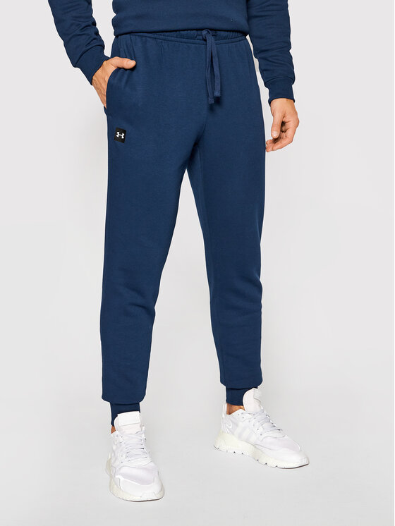 Under Armour Under Armour Dressipüksid Ua Rival Fleece 1357128 Tumesinine Loose Fit