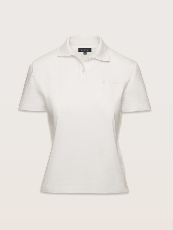 La Mania La Mania Tričko LOUISE Biela Classic Fit