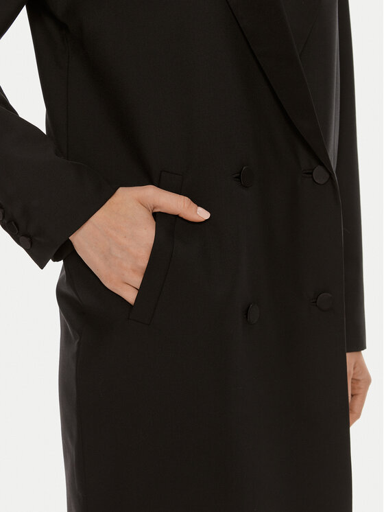 Custommade Custommade Prijelazni kaput Harper 999483805 Crna Regular Fit