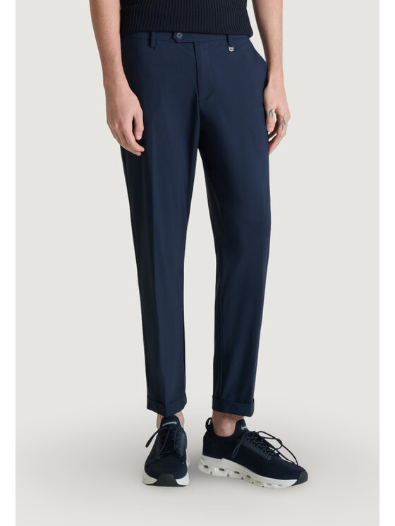 Antony Morato Antony Morato Pantalone da abito RAD SLIM ANKLE LENGHT FIT Blu Slim Fit