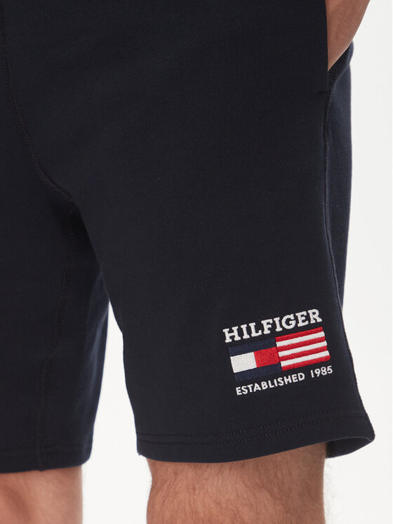 Tommy Hilfiger Tommy Hilfiger Szorty sportowe American MW0MW39862 Granatowy Regular Fit