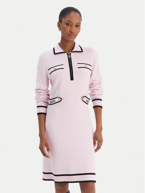 Liu Jo Sport Liu Jo Sport Kötött ruha TF5251 MS59L Rózsaszín Regular Fit