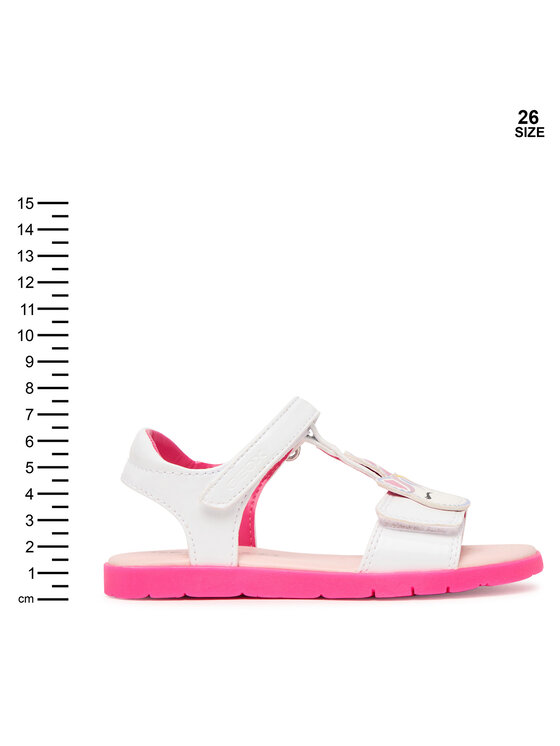 Geox Geox Sandali J Sandal Joyfoot Gir J65P1C 000HH C1441 M Bianco