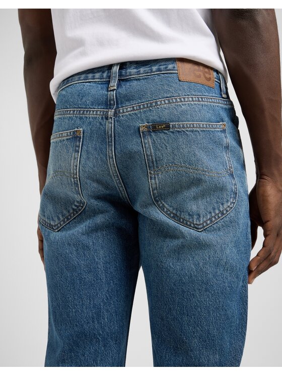 Lee Lee Jeansy WEST Niebieski Straight Fit
