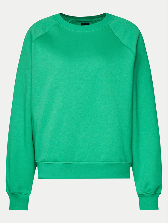 Gap Gap Majica dugih rukava 765585-20 Zelena Regular Fit