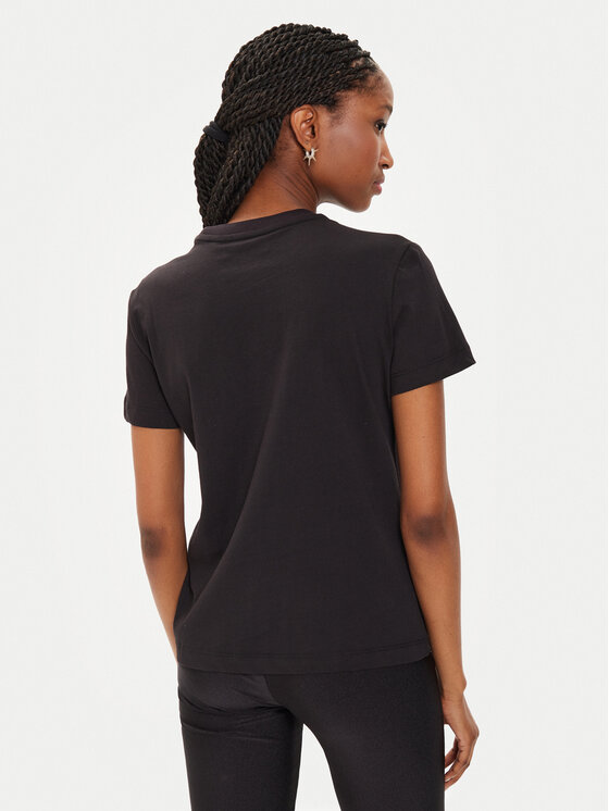 Just Cavalli Just Cavalli Tricou 76PAHG11 Negru Slim Fit