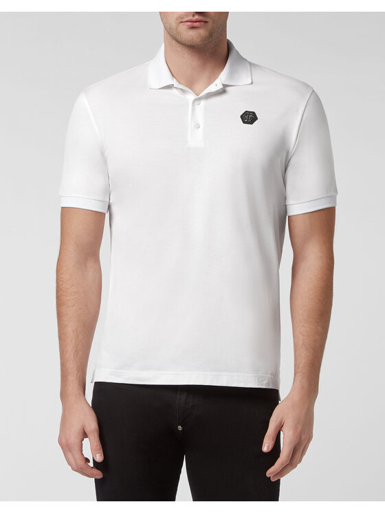 PHILIPP PLEIN PHILIPP PLEIN Polokošile 215 Bílá Slim Fit
