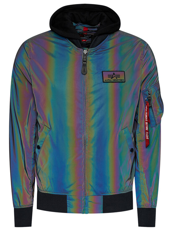 Alpha Industries Alpha Industries Bunda bomber MA-1 LW HD 116107RR Šedá Regular Fit